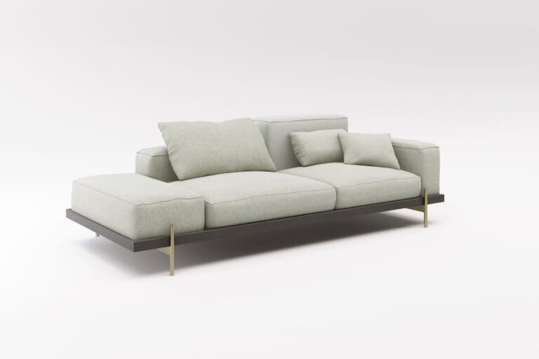 Meubel 3D render product visualisatie moderne bank