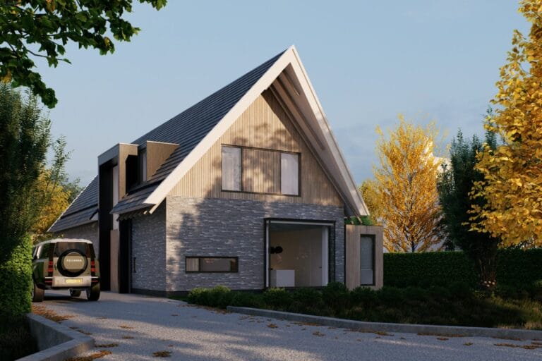 Villa 3d Impressie Visualisatie