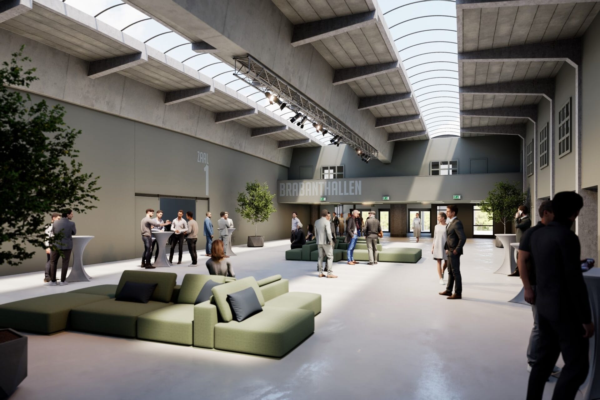 3d Impressie Foyer Visualisatie Rendering