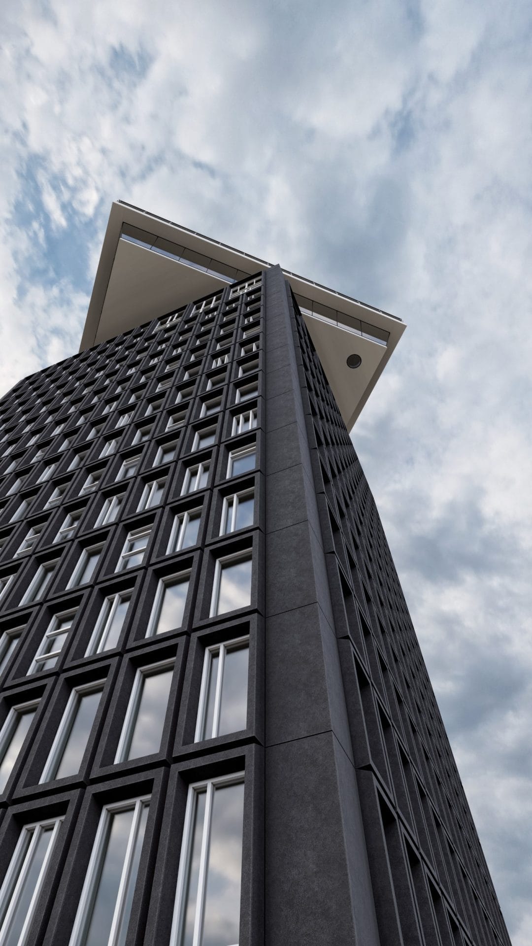 Adam toren - 3d render exterieur - 3d visualisatie - impressie
