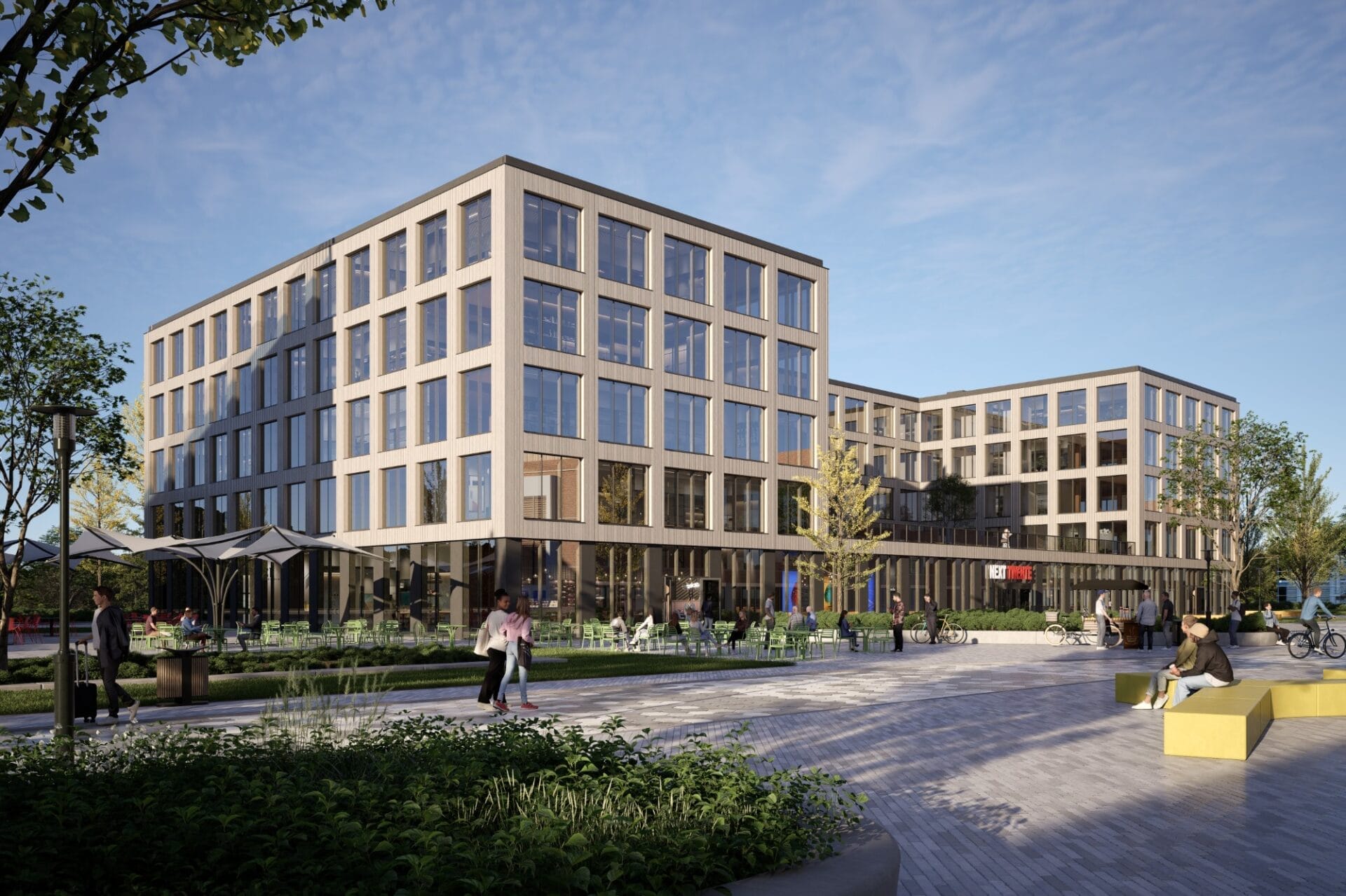 Kantoor 3d Impressie Visualisatie Exterieur Rendering (custom)
