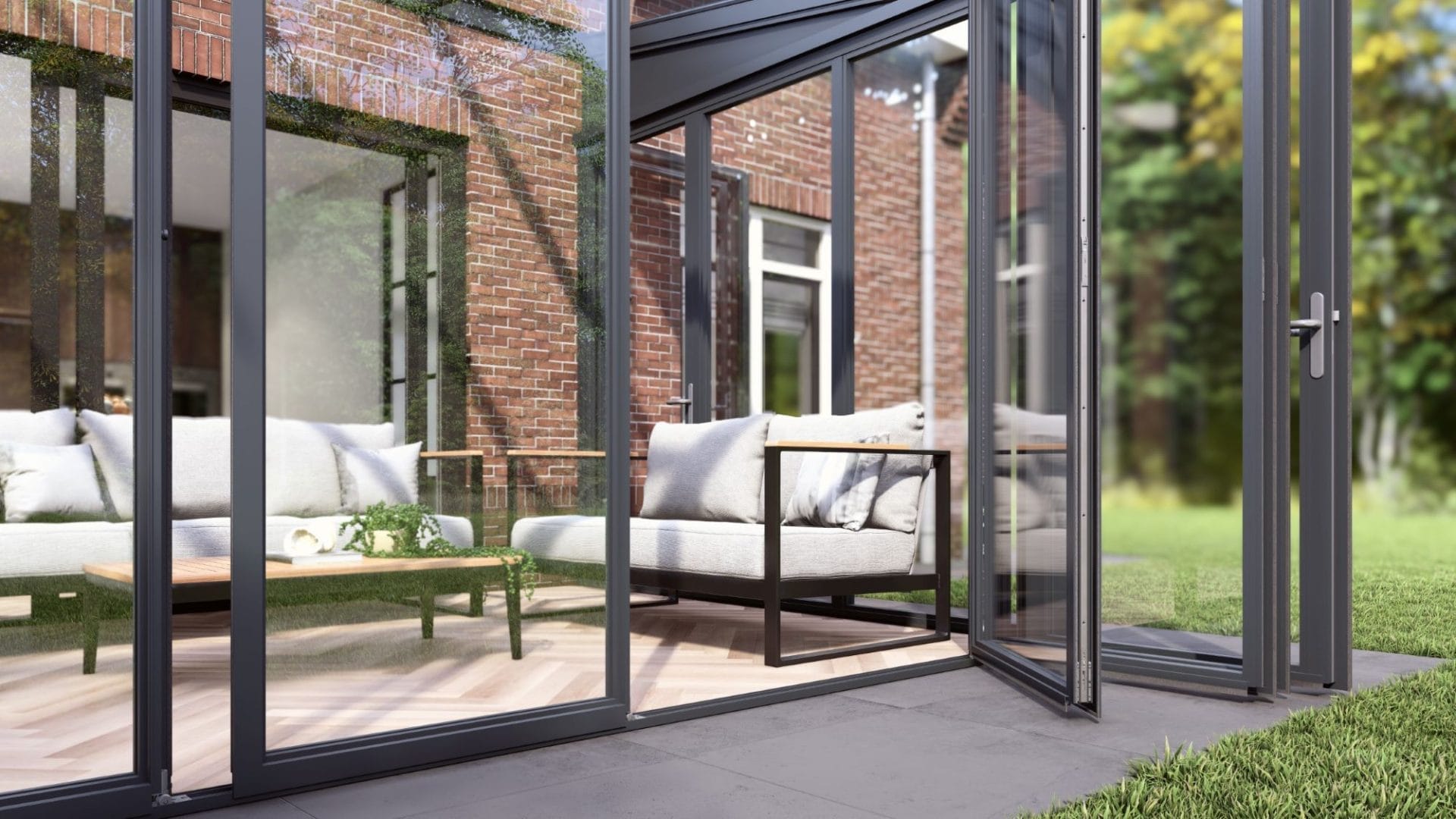 Serre detailshot 3D visualisatie - 3D render - impressie